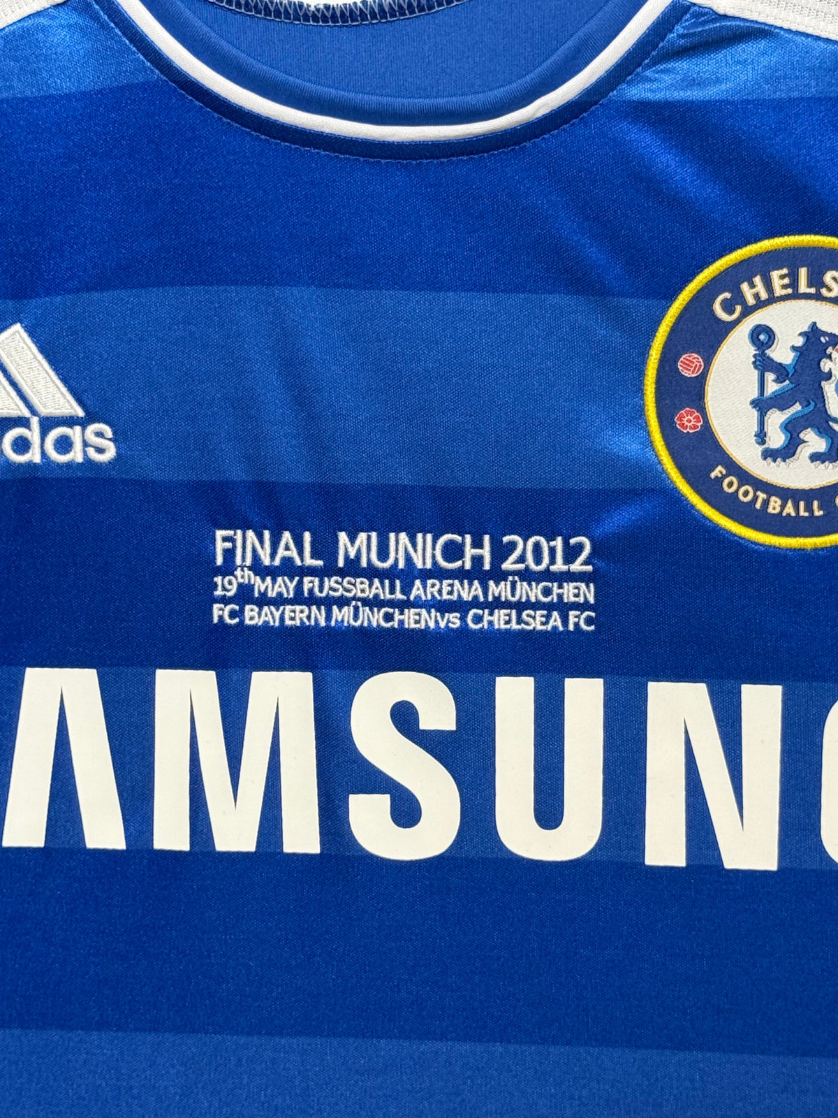 John Terry Signed Home Champions League Final 2012 Chelsea Jersey, Certified by Beckett authentic-signatures Football Auth...