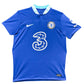 Maillot Domicile signe par Benoit Badiashile Chelsea FC 2020-21 Certifie par Beckett authentic-signatures