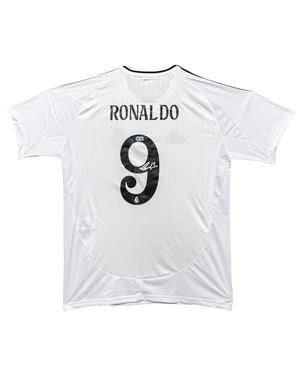 Maillot Domicile Real Madrid CF 2022-23 signe Ronaldo Nazario Certifie par Beckett