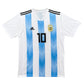 Maillot Domicile Equipe d'Argentine Edition Coupe du Monde 2022 signe par Lionel Messi et Certifie par Beckett authentic-signatures