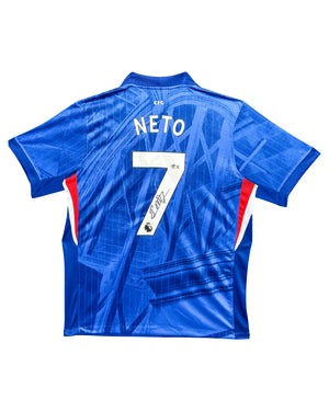 Maillot Domicile signe par Pedro Neto Chelsea FC 2024-25 Certifie par Beckett