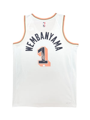 Maillot Authentique San Antonio Spurs signé par Victor Wembanyama et certifié par Fanatics