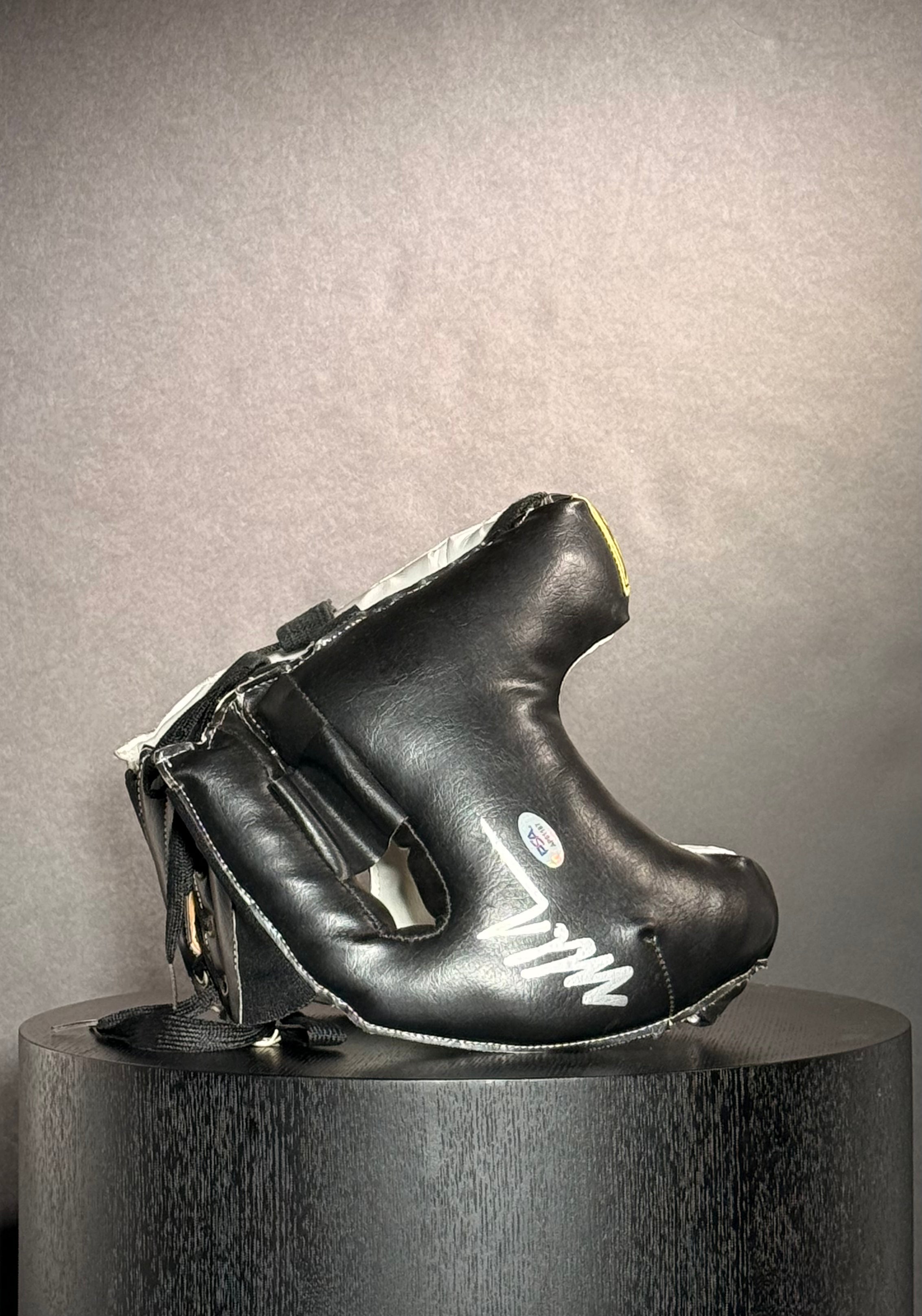 Mike Tyson Signed Everlast Head Gear with Display Case Certified by PSA authentic-signatures