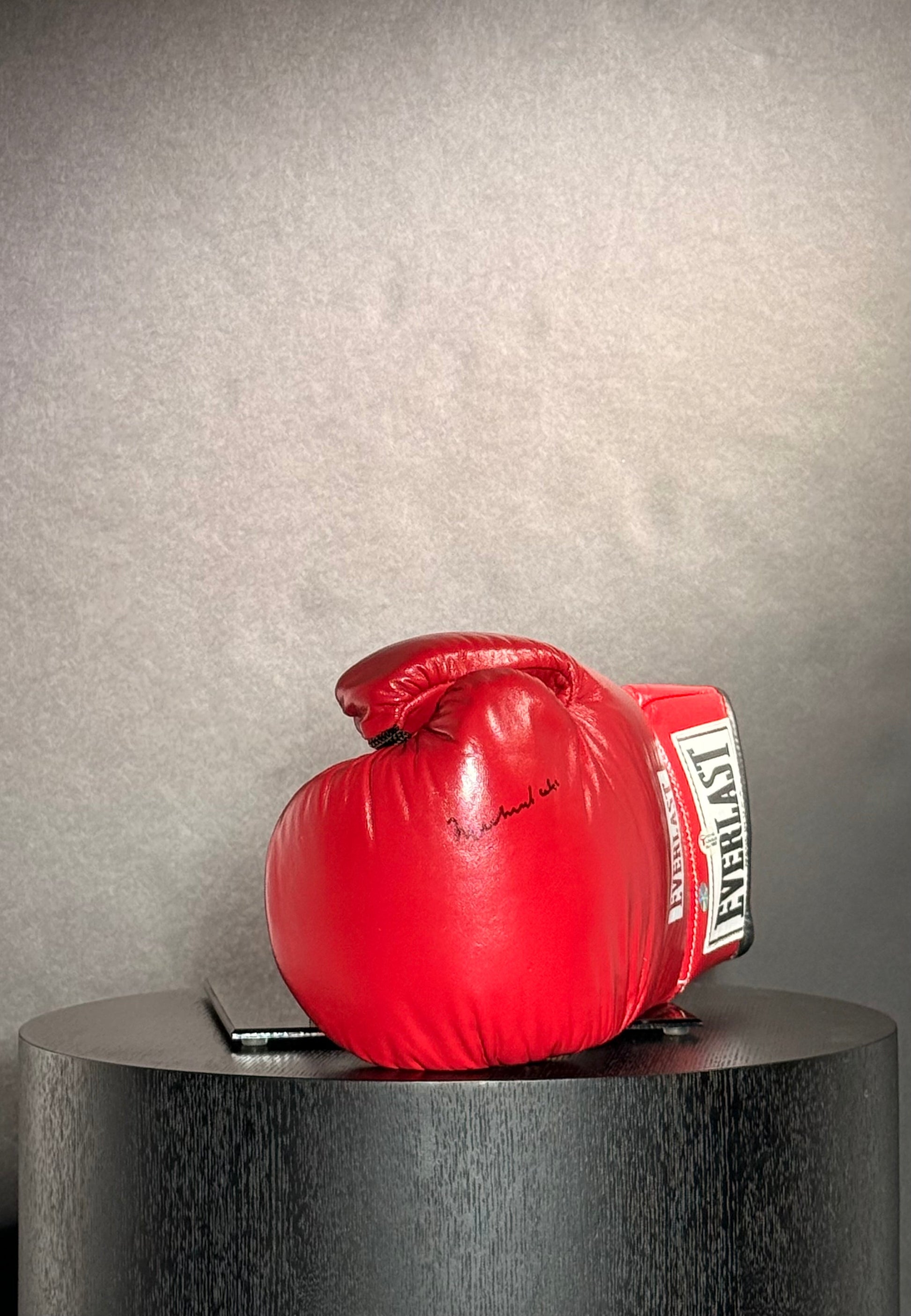 Muhammad Ali Signed Boxing Glove certified by JSA authentic-signatures