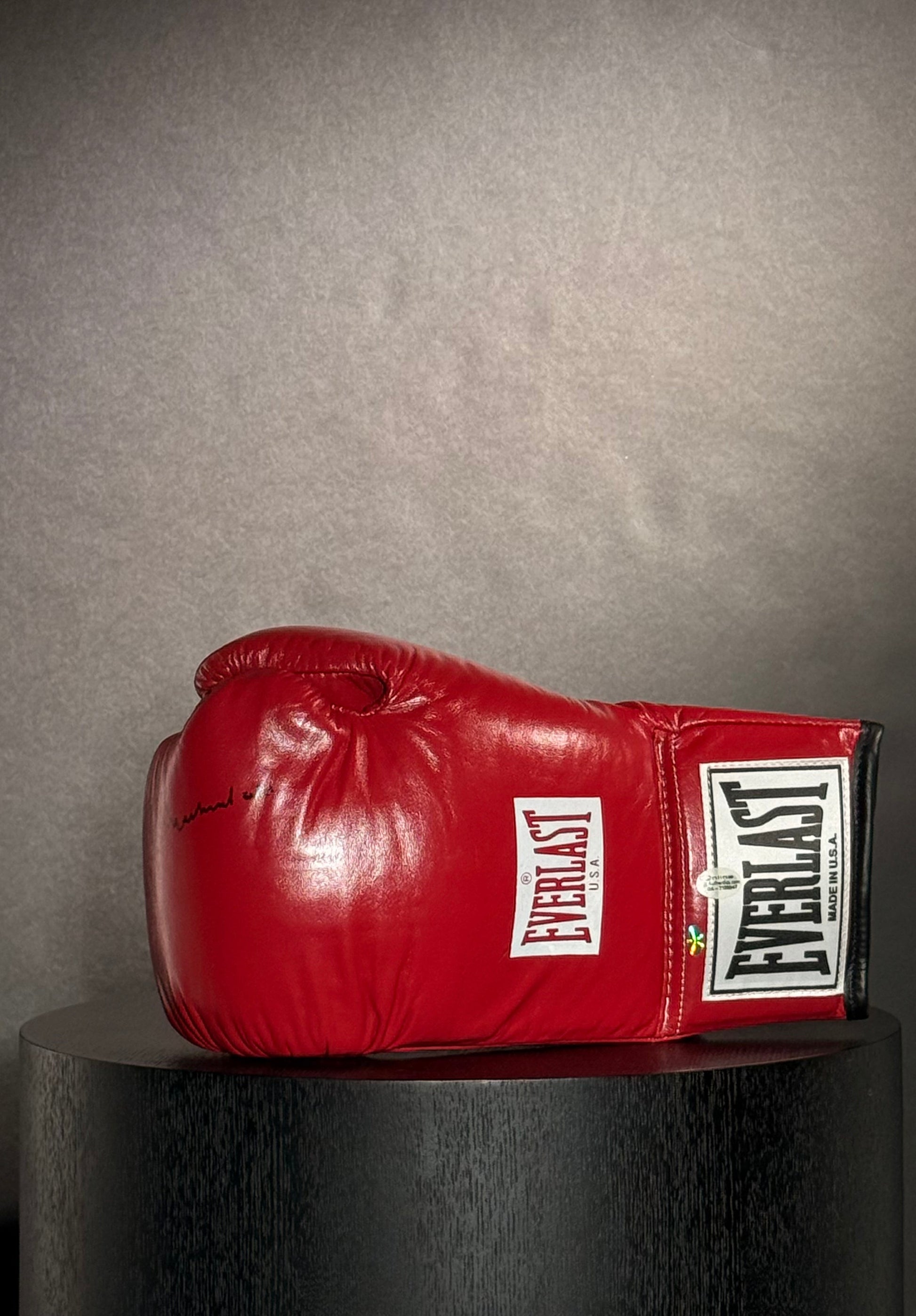 Muhammad Ali Signed Boxing Glove certified by JSA authentic-signatures