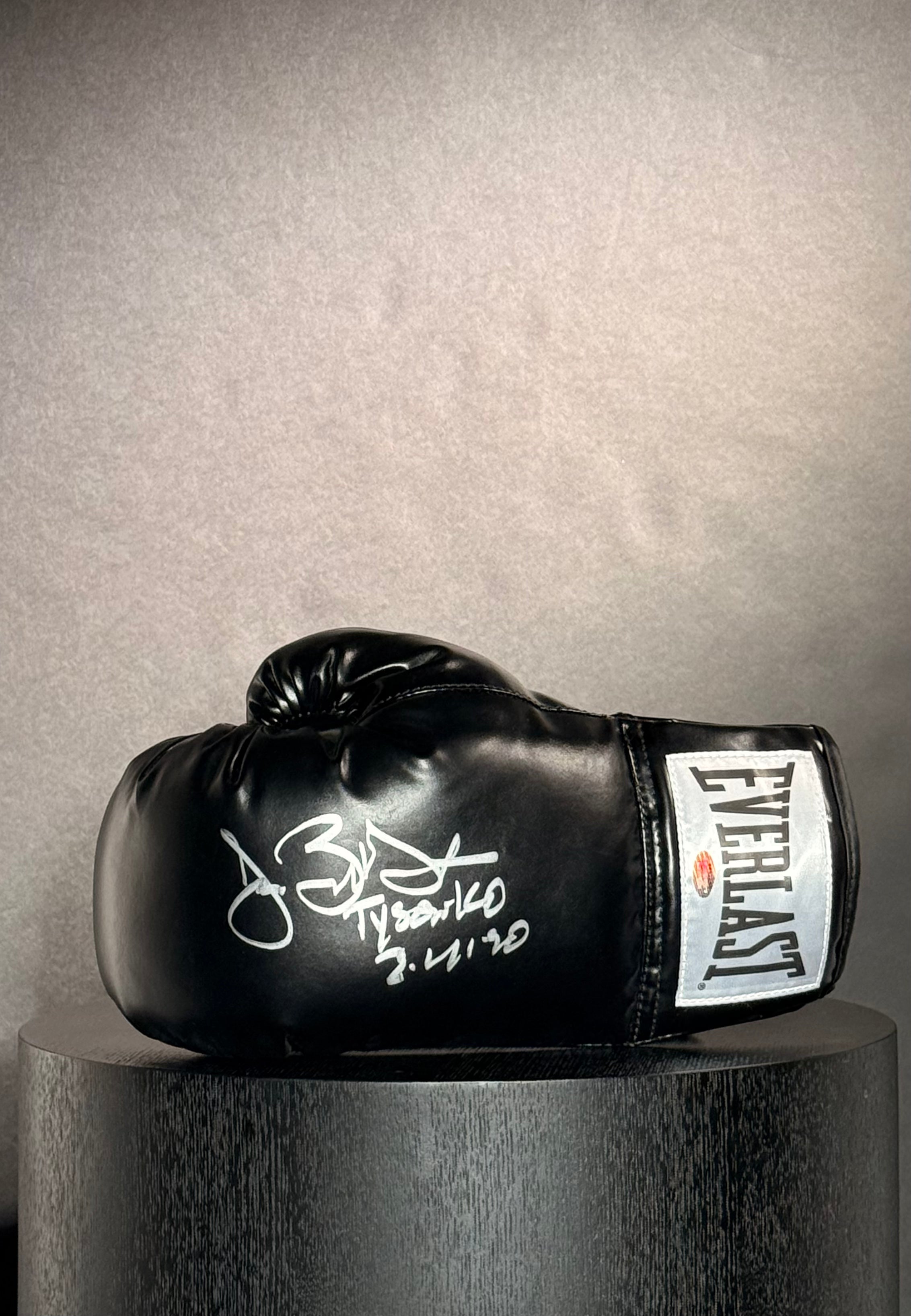 James "Buster" Douglas Signed Title Trim Boxing Trunks Inscribed "Tyson KO 2-11-90" certified  bySchwartz authentic-signatures