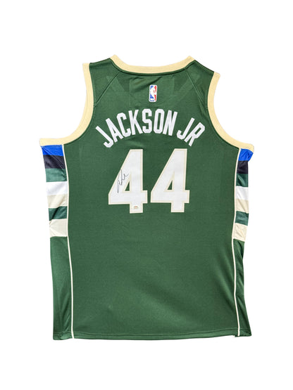 Maillot Authentique Domicile Milwaukee Bucks signe par Andre Jackson Jr. certifie par PSA authentic-signatures
