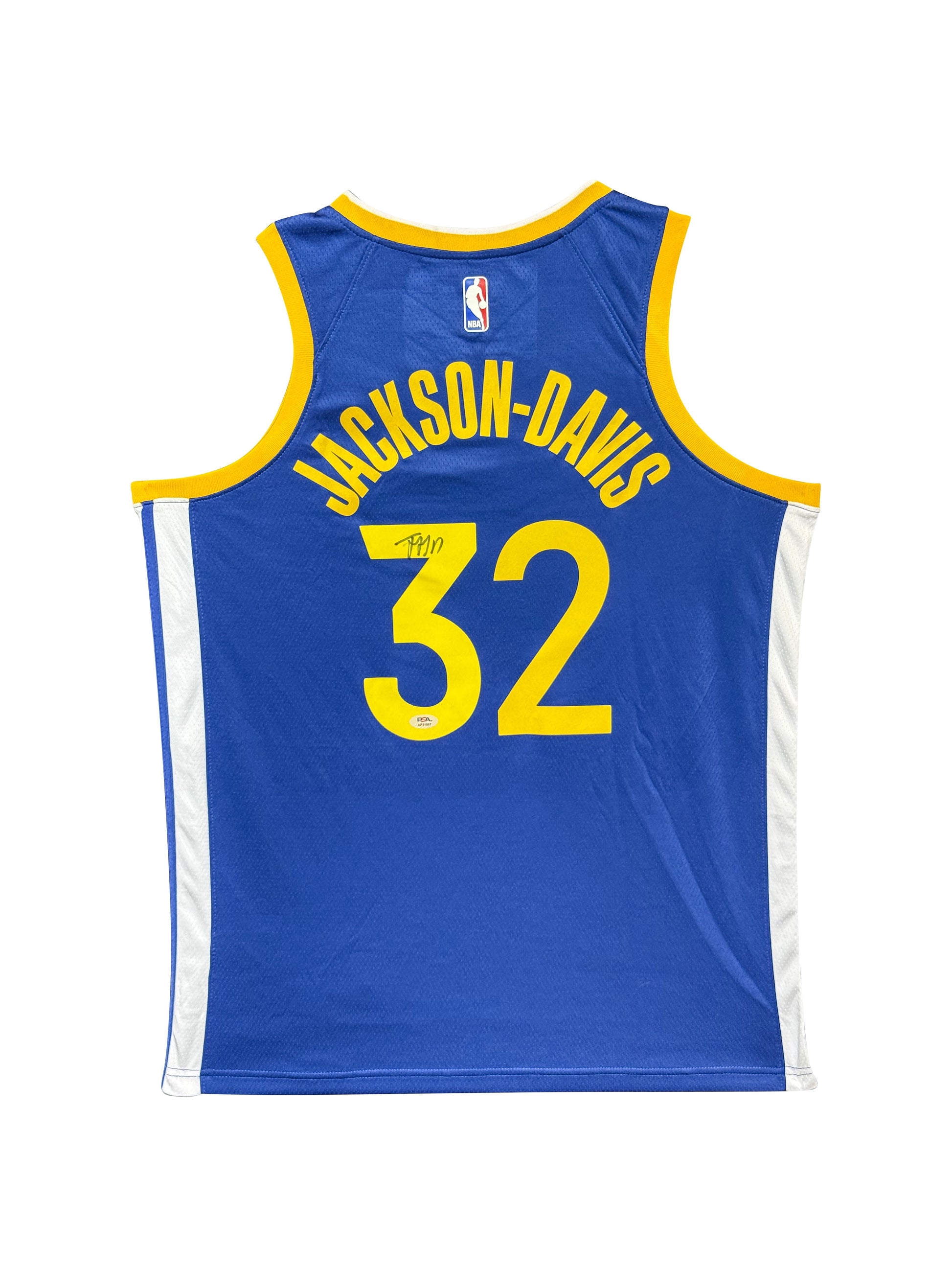 Maillot Authentique Golden Sate Warriors signe par Trace Jackson et certifie par PSA authentic-signatures