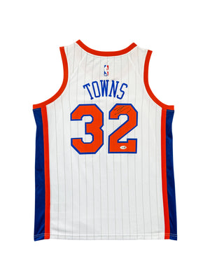 Maillot Authentique Domicile New York Knicks signe par Karl-Anthony Town certifie par JSA