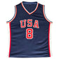 Maillot Custom Exterieur Team USA Edition Olympics Games Sydney 2000 signe par Tim  Hardaway certifie par Beckett authentic-signatures