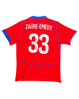 Maillot exterieur Paris Saint Germain signé par Warren Zaire Emery saison 2024-25 Certifie par Beckett
