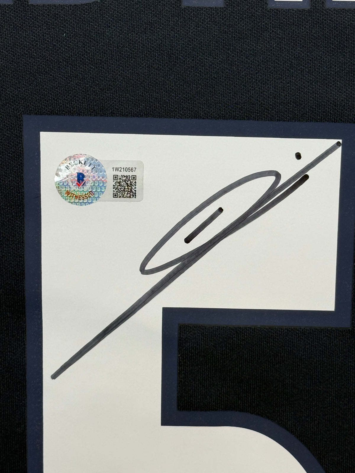 Zinedine Zidane Signed Away 2005-06 Real Madrid Jersey, Certified by Beckett authentic-signatures Football Authentic Signa...