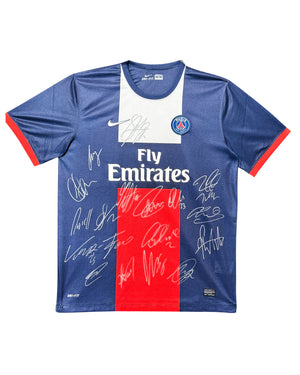 Maillot Paris Saint Germain signé Equipe saison 2013-2014 Certifié par JSA