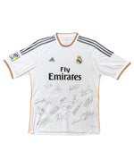 Maillot Domicile signe par Equipe Real Madrid 2014  Certifié par JSA authentic-signatures