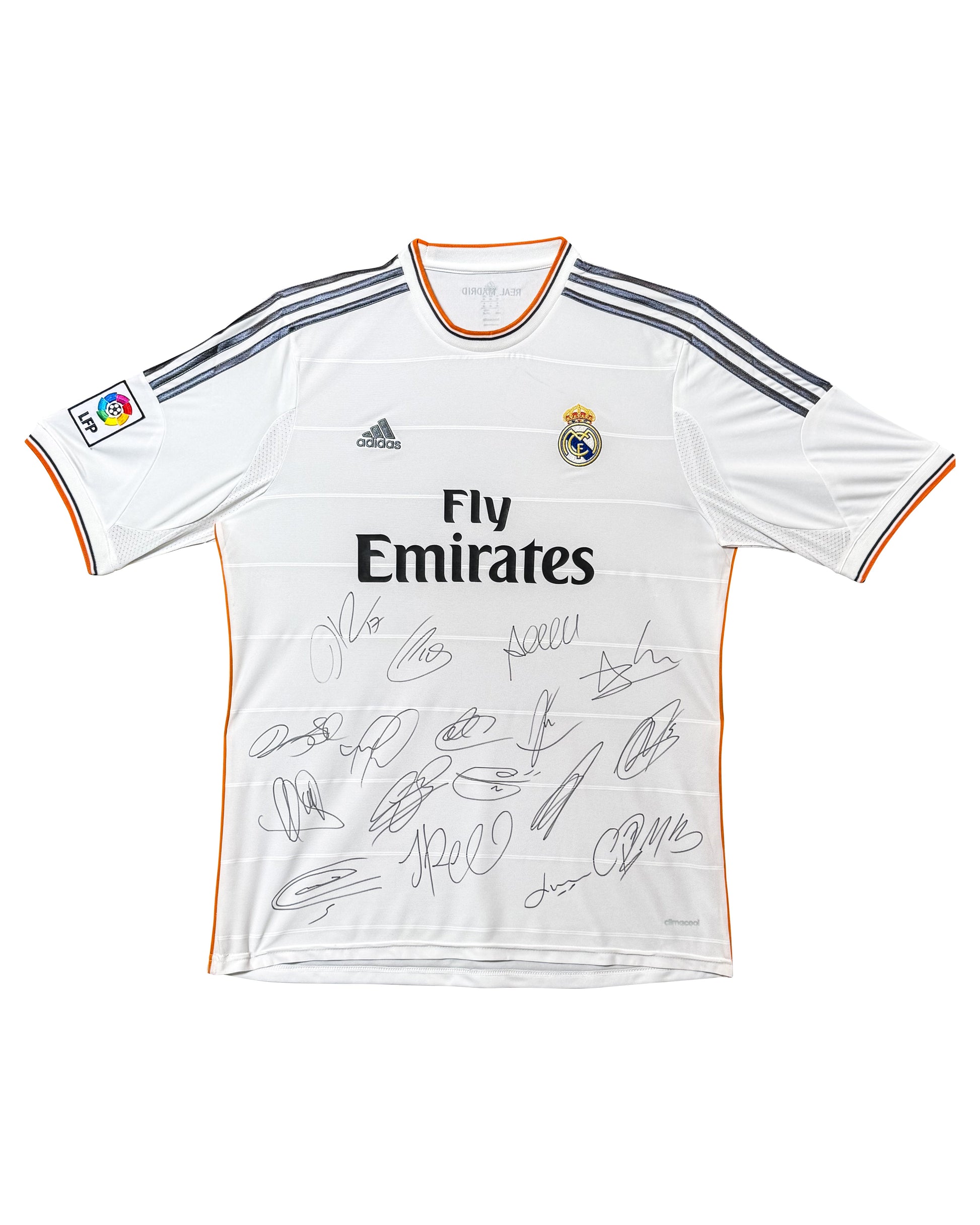Maillot Domicile signe par Equipe Real Madrid 2014  Certifié par JSA authentic-signatures