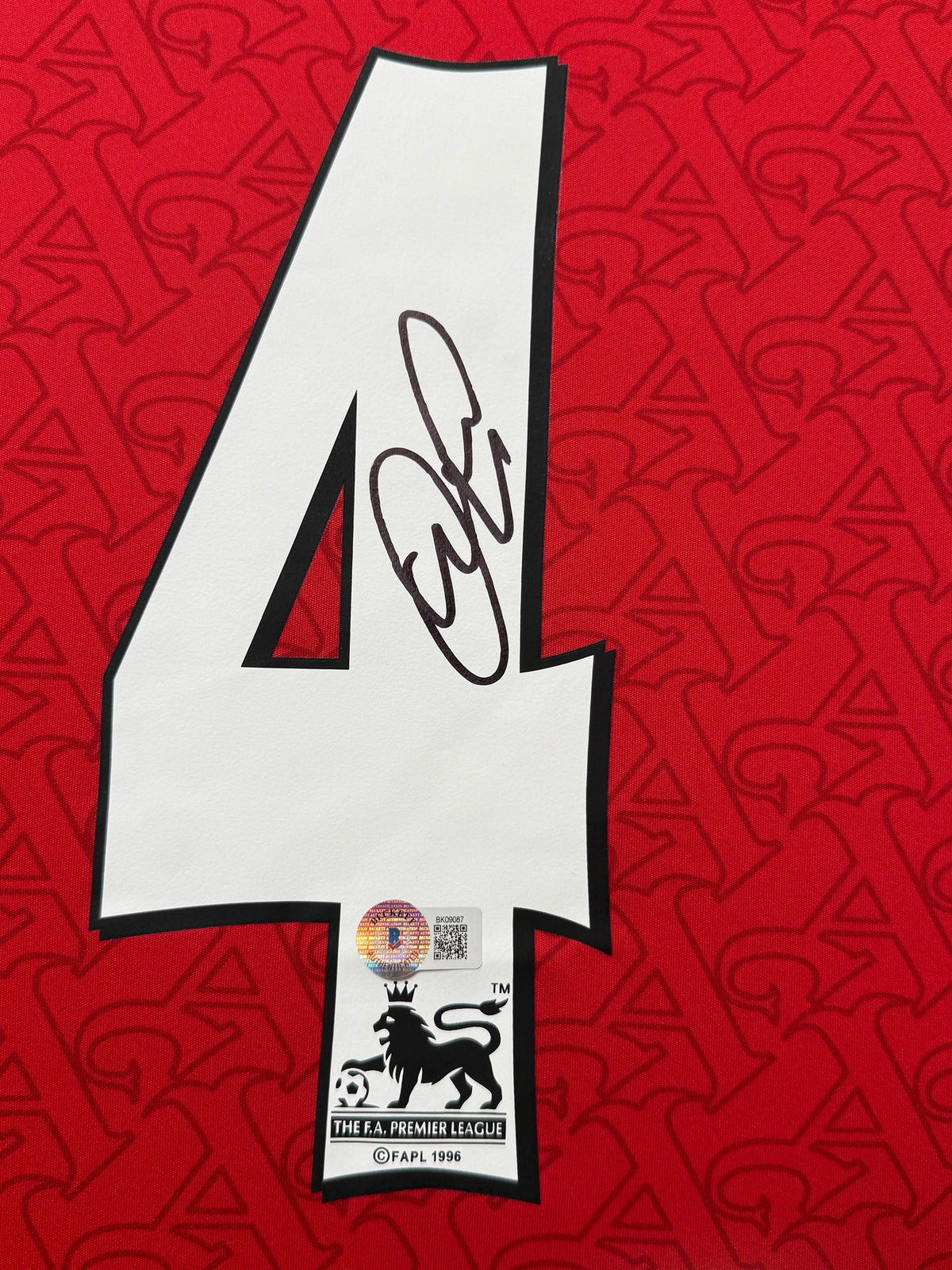 Patrick Vieira Signed Home 2020-21 Arsenal Jersey, Certified by Beckett authentic-signatures Football Authentic Signatures