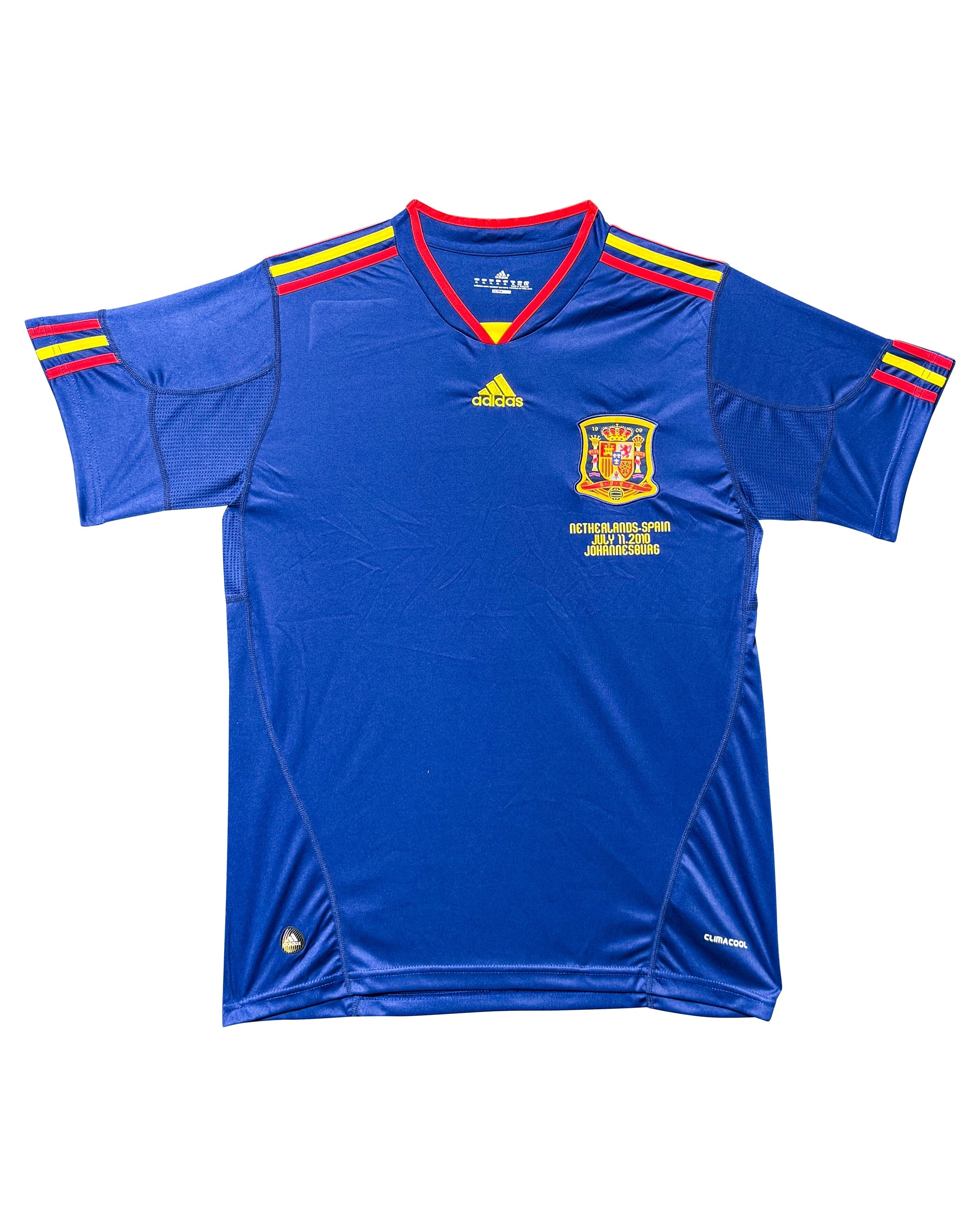 Maillot Autentique Finale Coupe du Monde 2010 signé par Xavi Hernandez et certifié par Beckett authentic-signatures