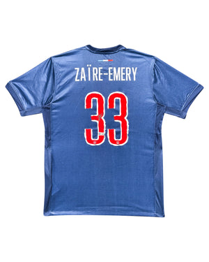Maillot Domicile signe par ZAIRE-EMERY Paris Saint Germain 2024-25 Certifié par Beckett