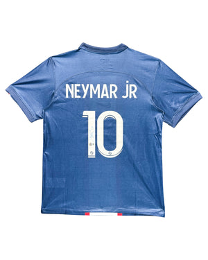 Maillot Domicile signe par NEYMAR Paris Saint Germain 2022-23 Certifié par Beckett