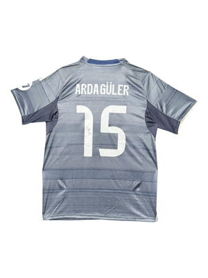 Maillot Exterieur Real Madrid 2025-26 signe par Arda Guler Certifié par Beckett