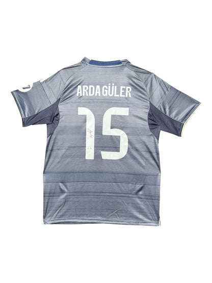 Maillot Exterieur Real Madrid 2025-26 signe par Arda Guler Certifié par Beckett