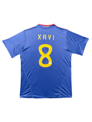 Maillot Autentique Finale Coupe du Monde 2010 signé par Xavi Hernandez et certifié par Beckett