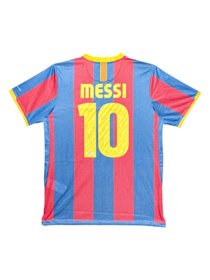 Maillot Domicile Fc Barcelone signe par Lionel Messi et Certifie par Beckett