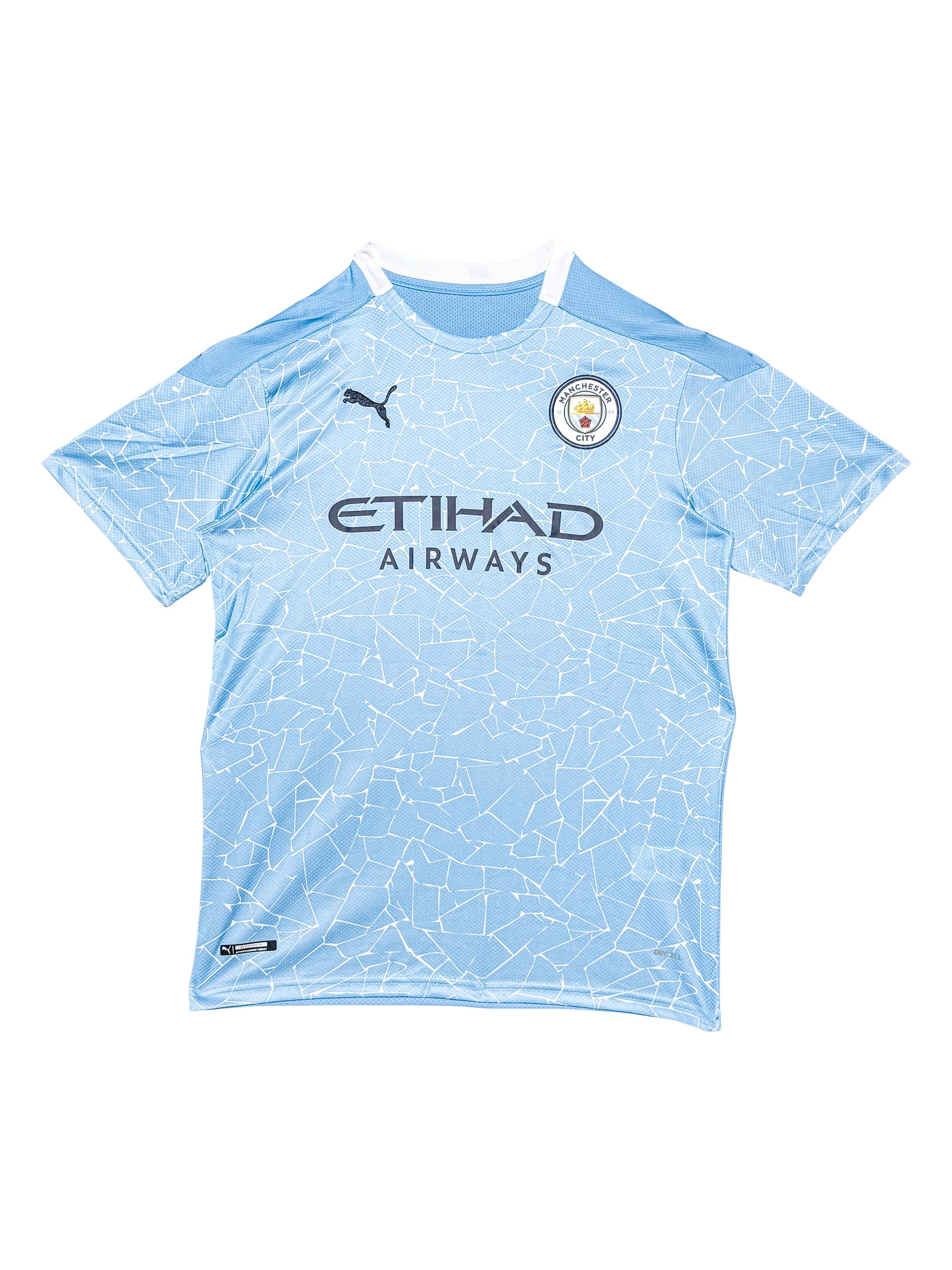 Maillot Domicile Manchester City FC signé par Sergio Aguero Certifie par Beckett authentic-signatures