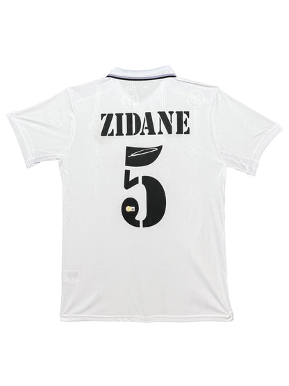 Maillot Domicile Real Madrid 2005-2006 signe par Zinedine Zidane Certifié par Beckett