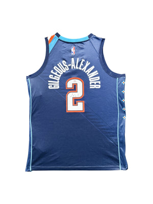 Maillot Authentique OKC Thunder signé par Shai Gilfgeous Alexander et certifié par PSA