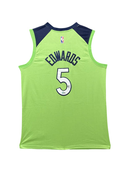Maillot Authentique Minnesota Timberwolves signé par Anthony Edwards et certifié par Beckett