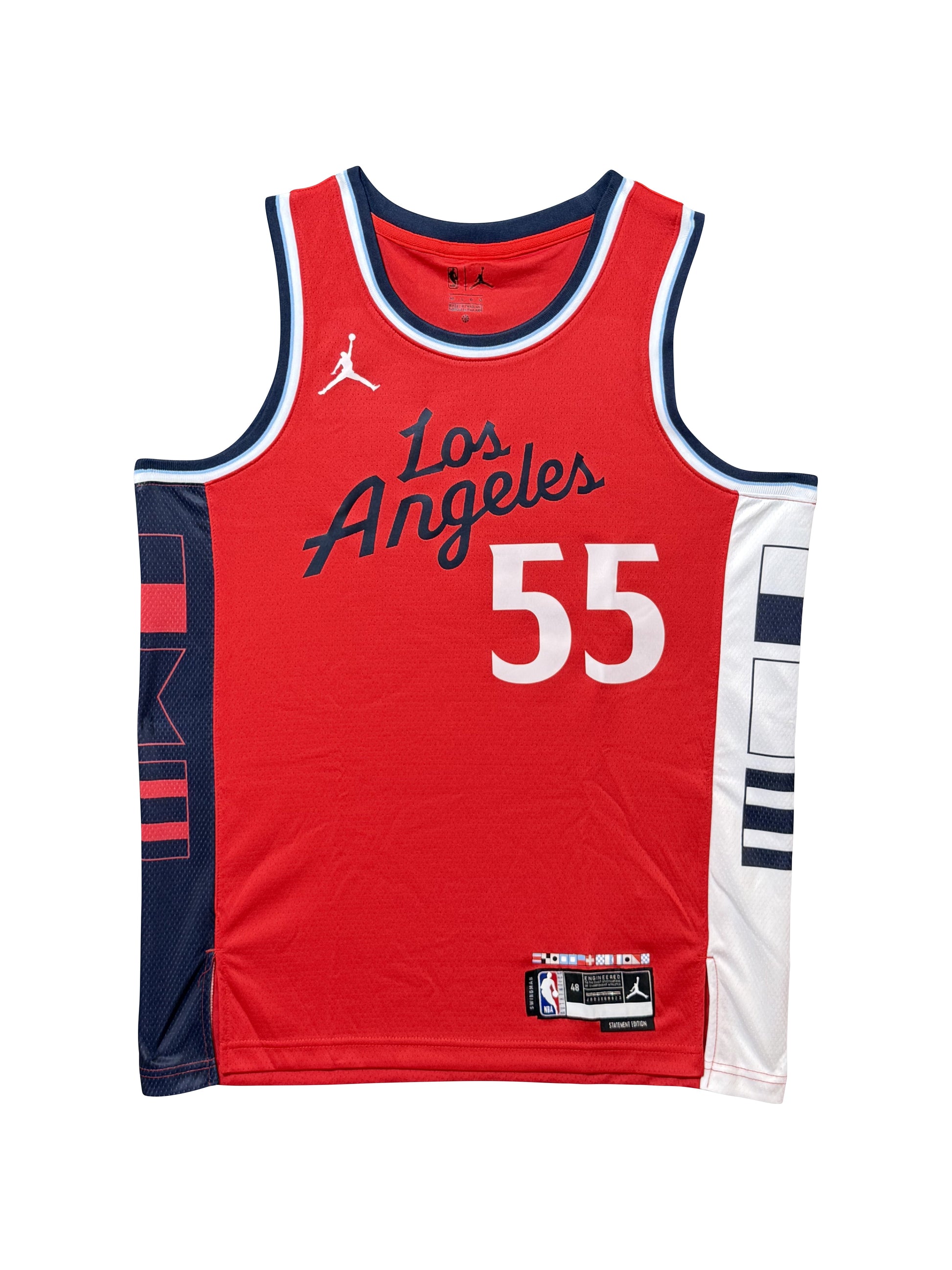 Maillot Authentique Los Angeles Clippers  signe par Derrick Jones Jr. certifie par PSA authentic-signatures
