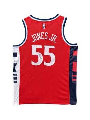Maillot Authentique Los Angeles Clippers  signe par Derrick Jones Jr. certifie par PSA