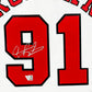 Maillot NBA FINALS Authentique Mitchell and Ness 1997-98 signé par Dennis Rodman et certifié par Fanatics
