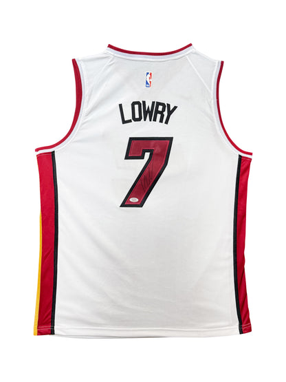 Maillot Authentique Miami Heat signé par Kyle Lowry et certifié par JSA