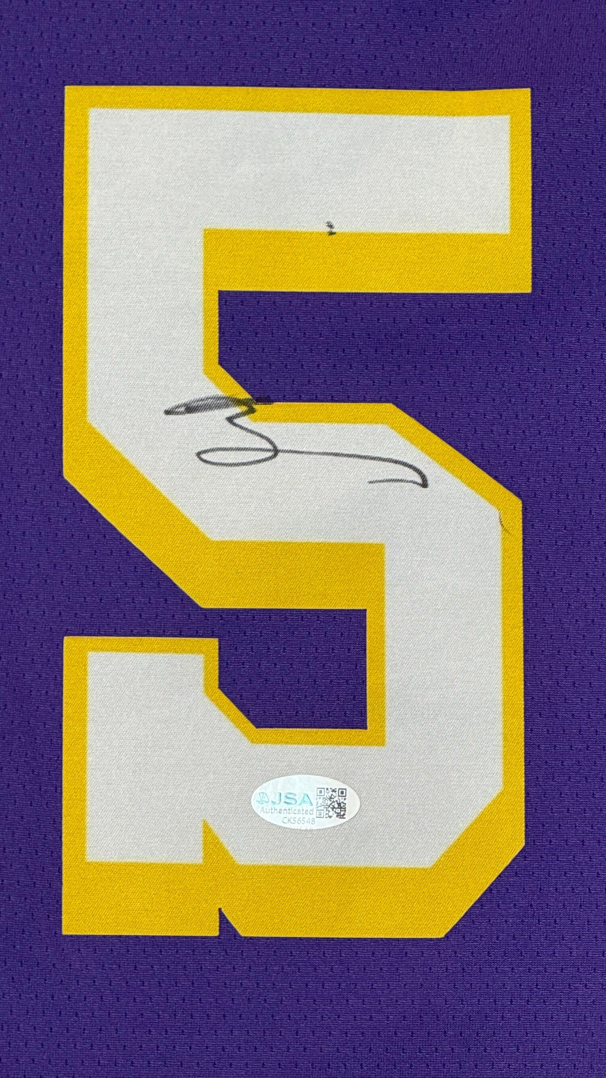 Maillot SWINGMAN Los Angeles LAKERS Statement Edition signé par Austin REAVES et certifié par JSA authentic-signatures