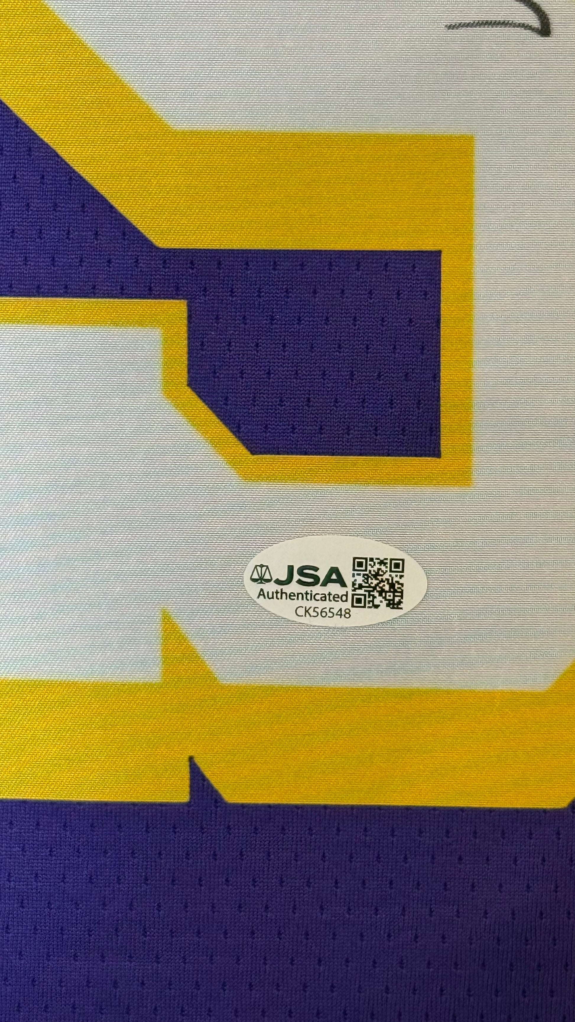 Maillot SWINGMAN Los Angeles LAKERS Statement Edition signé par Austin REAVES et certifié par JSA authentic-signatures