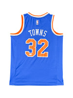 Maillot SWINGMAN New York KNICKS signé par Kaerl Anthony TOWNS et certifié par JSA authentic-signatures