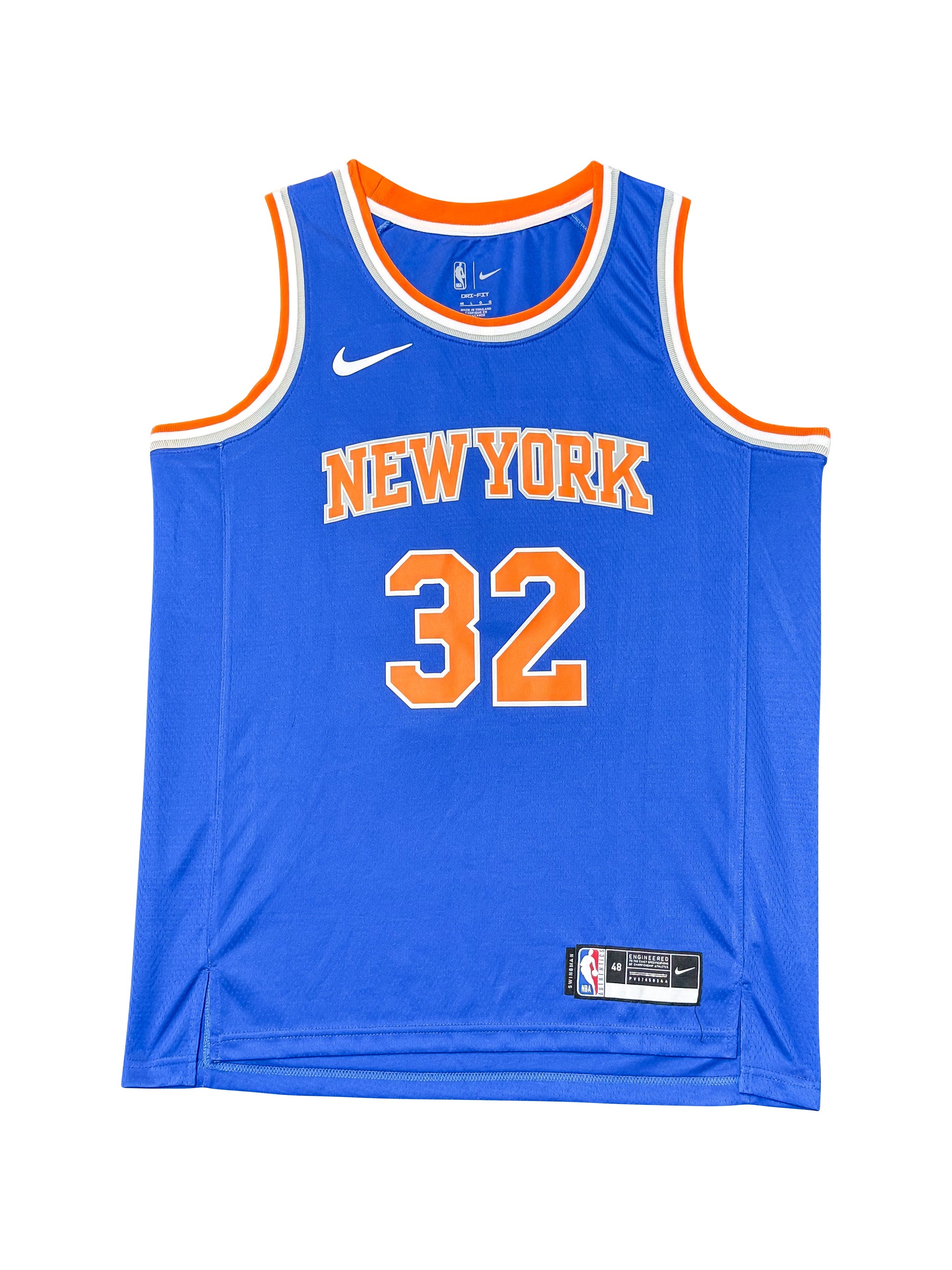 Maillot SWINGMAN New York KNICKS signé par Kaerl Anthony TOWNS et certifié par JSA authentic-signatures