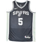 Maillot Swingman City Edition san Antonio Spurs signé par Stephon CASTLE et certifié par BECKETT authentic-signatures