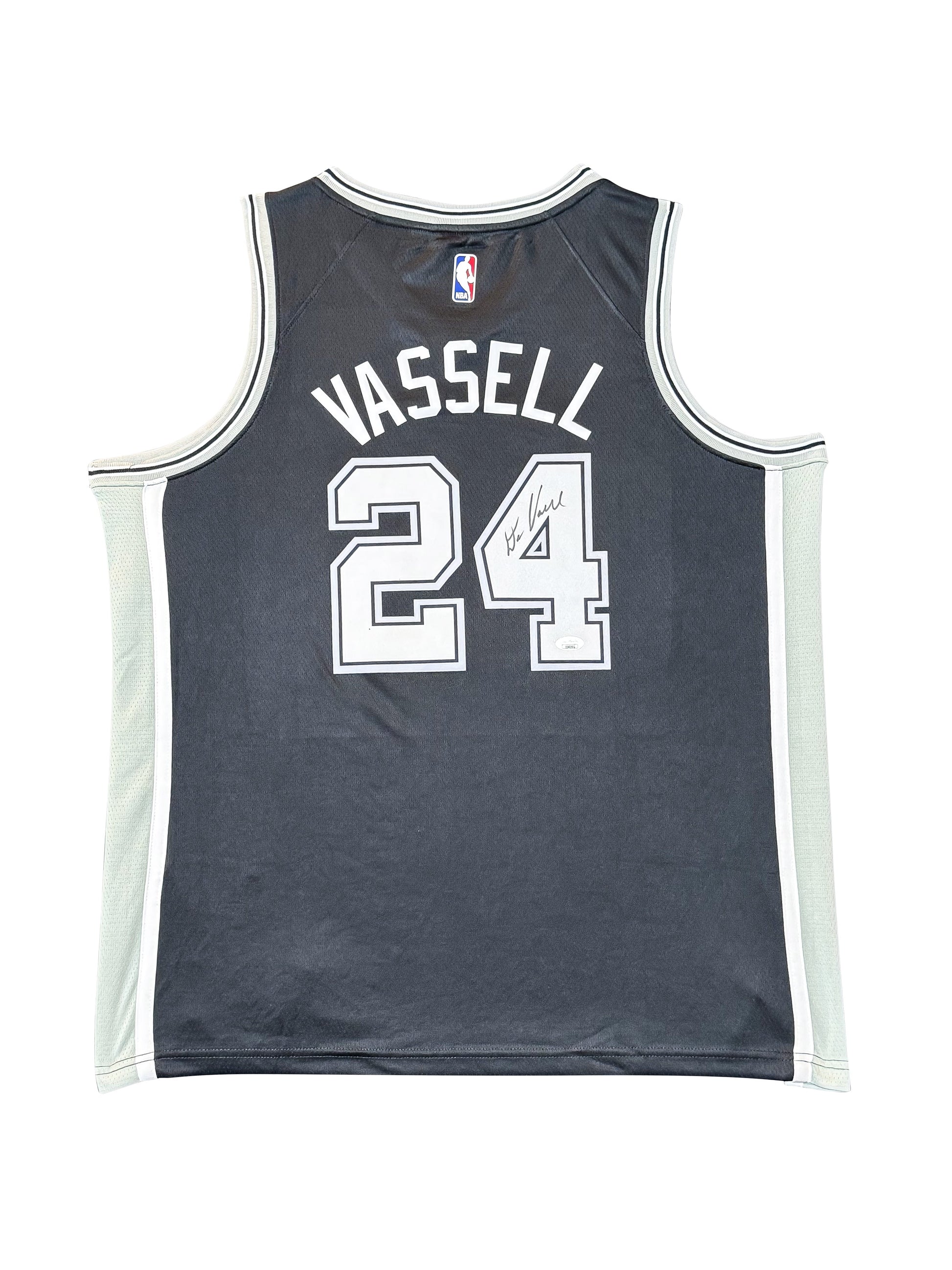 Maillot SWINGMAN San Antonio Spurs signé par Devin VASSELL et certifié par JSA authentic-signatures