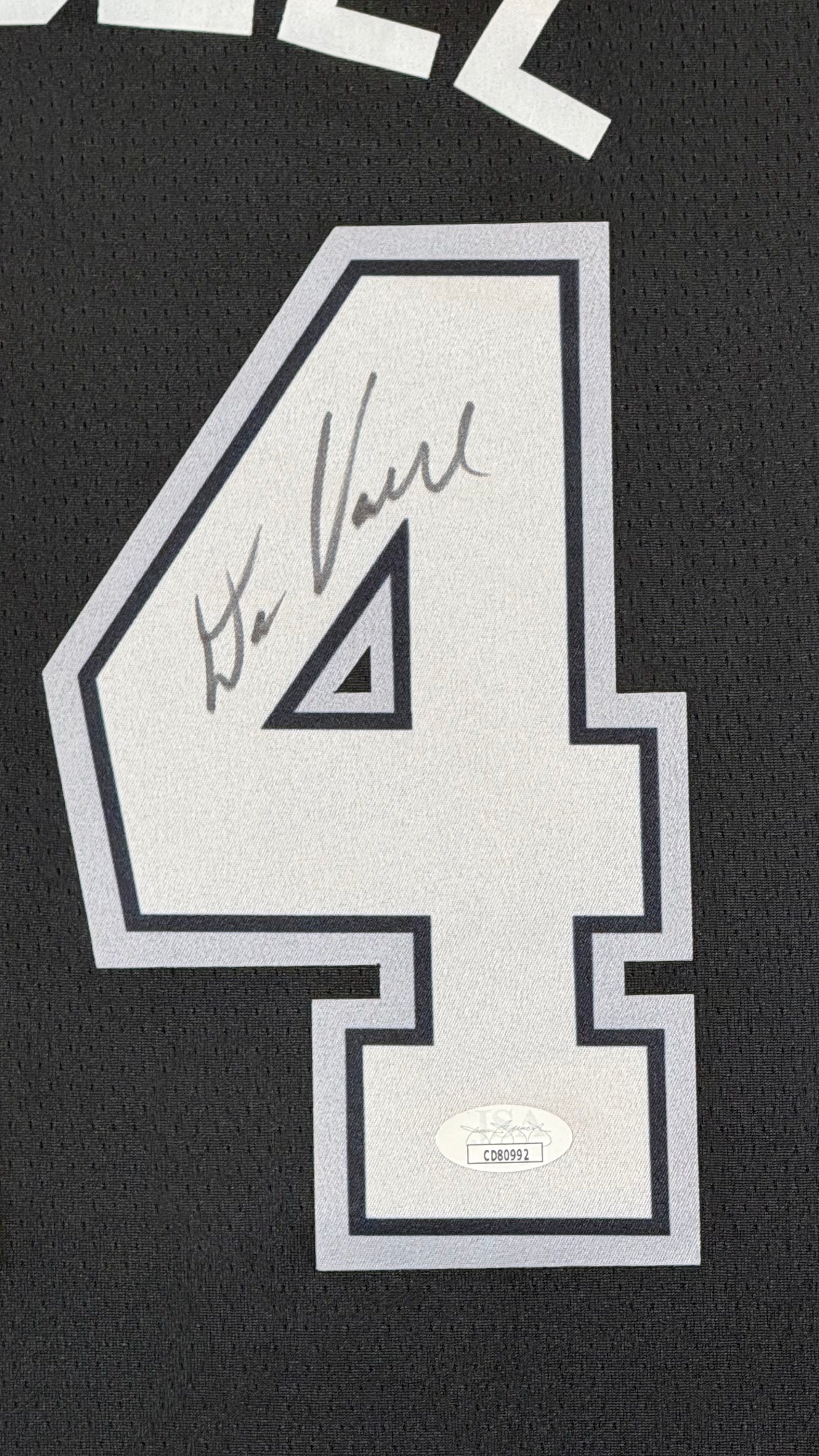 Maillot SWINGMAN San Antonio Spurs signé par Devin VASSELL et certifié par JSA authentic-signatures