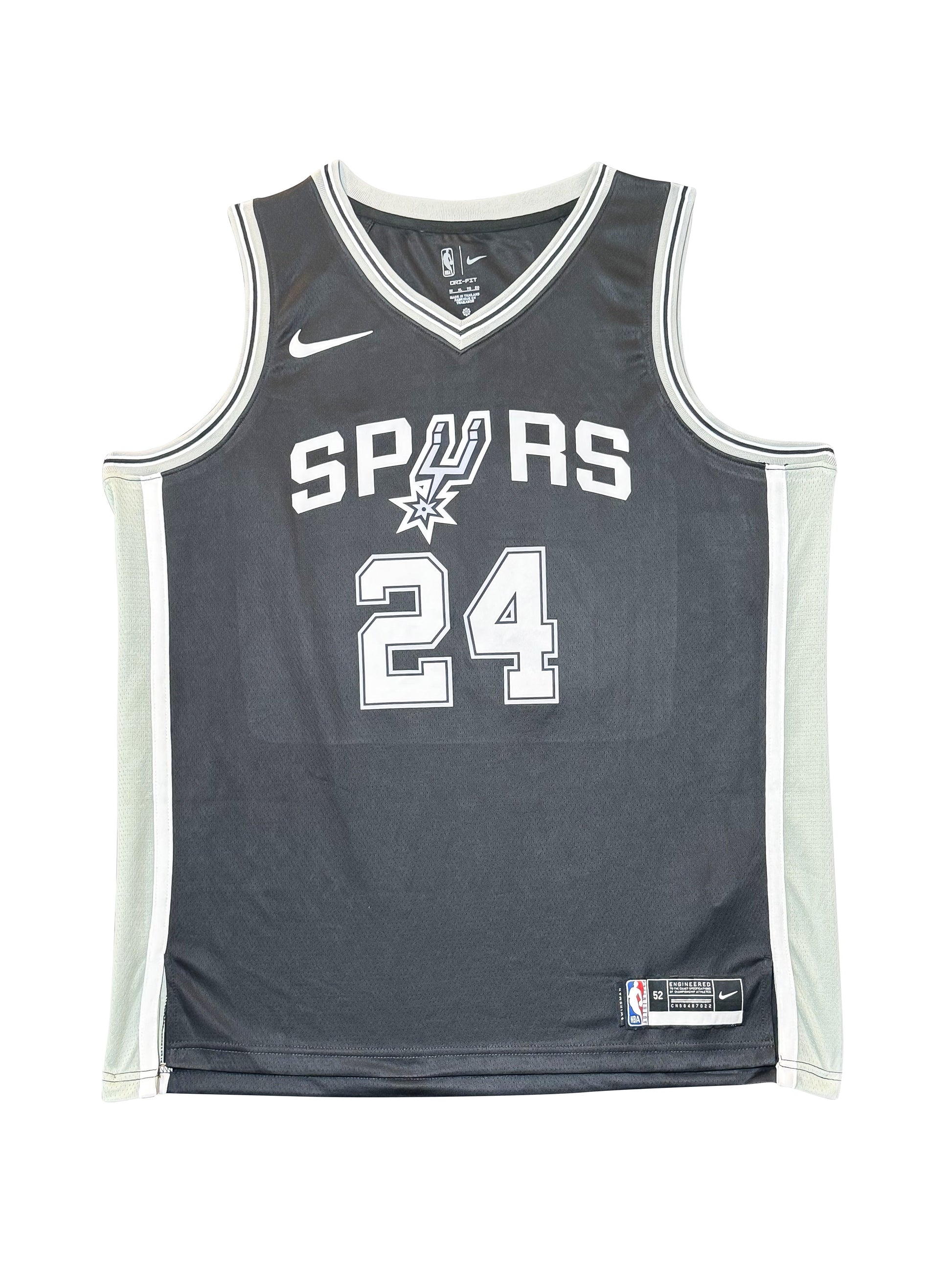 Maillot SWINGMAN San Antonio Spurs signé par Devin VASSELL et certifié par JSA authentic-signatures