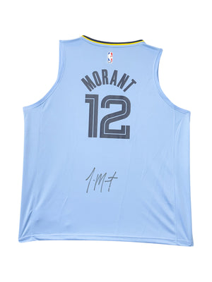 Maillot Authentic Memphis GRIZZLIES signé par JA MORANT et certifié par JSA authentic-signatures