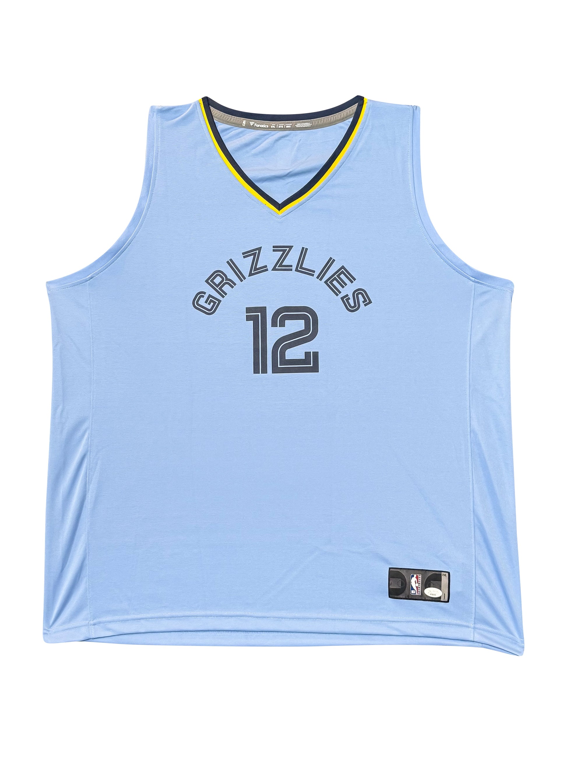 Maillot Authentic Memphis GRIZZLIES signé par JA MORANT et certifié par JSA authentic-signatures