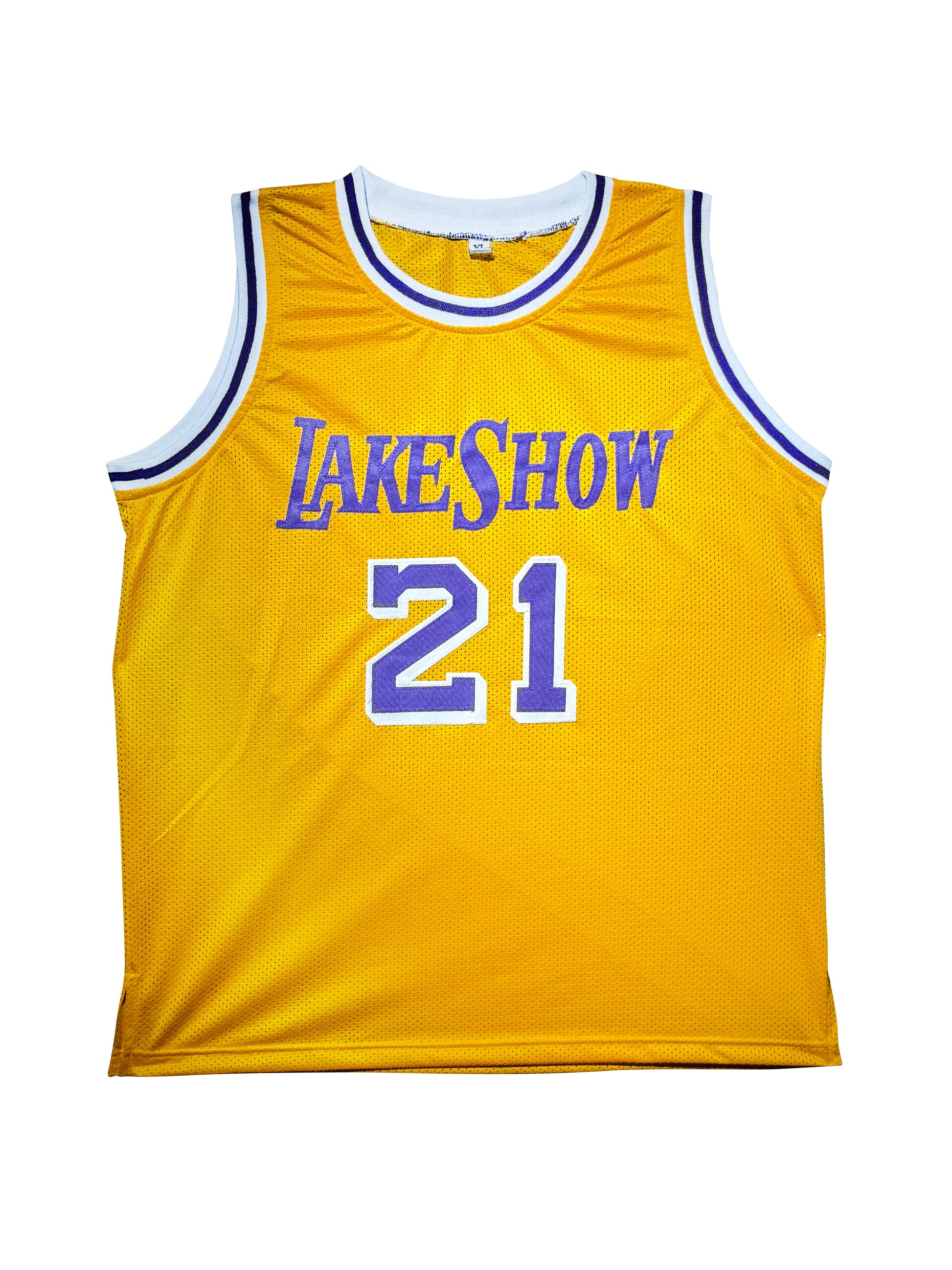 Maillot Custom Domicile Los Angeles Lakers signe "HOF21" par Michael Cooper certifie par Beckett authentic-signatures