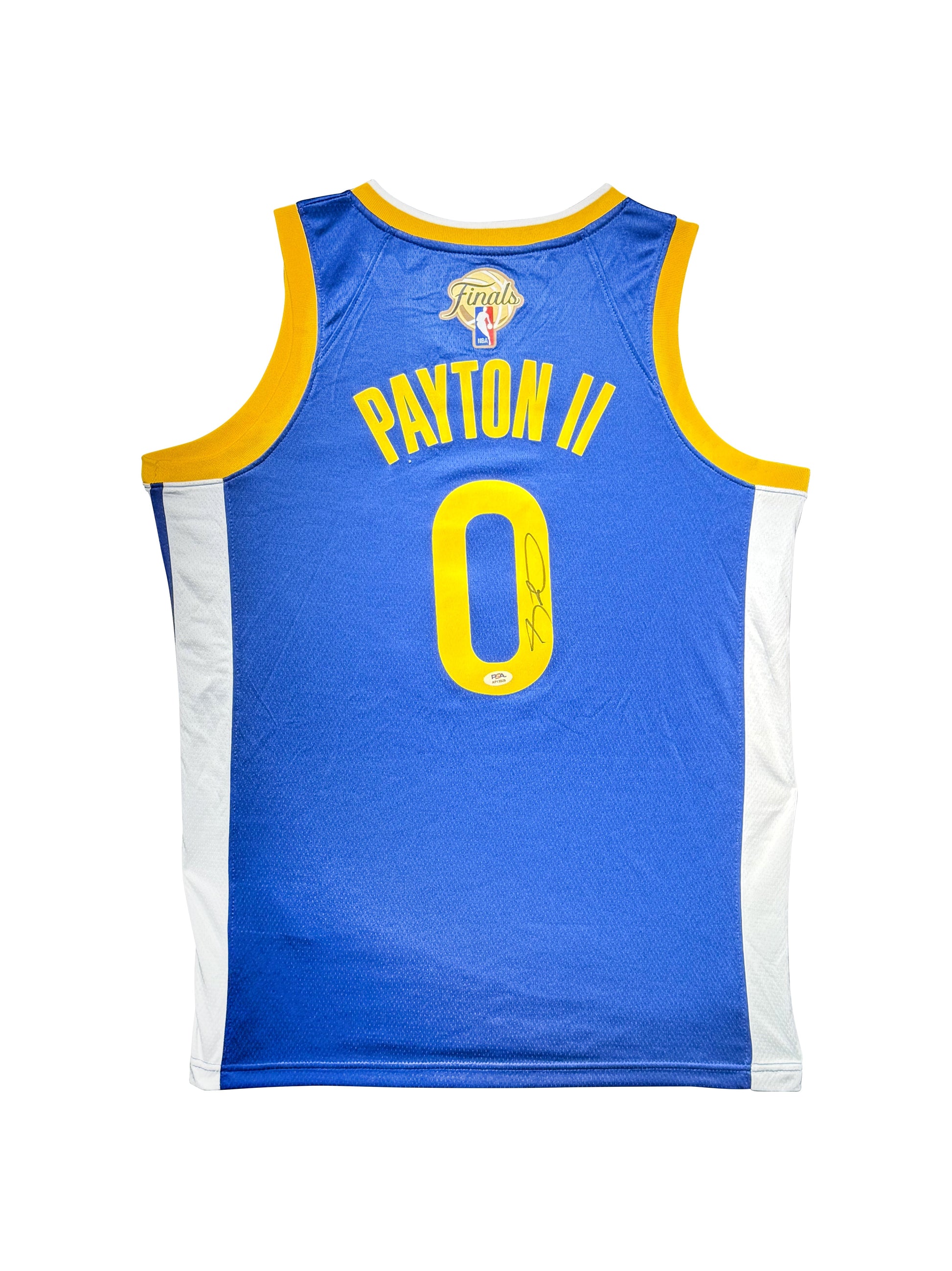 Maillot Authentique NBA Finals Golden State Warriors signe par Gary Payton certifie par PSA authentic-signatures