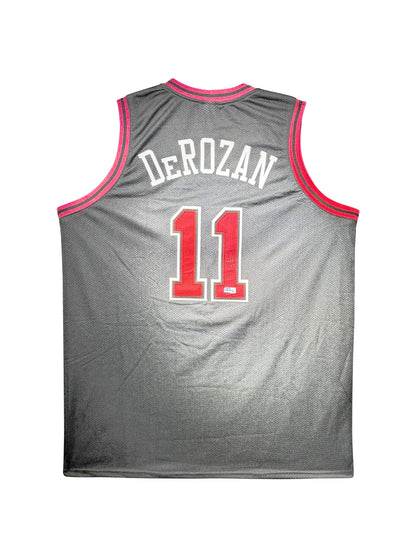 Maillot Custom Exterieur Chicago Bulls  signe par DeMar DeRozan certifie par Beckett