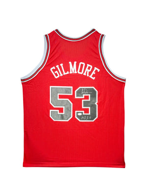 Maillot "HOF 11" Custom Domicile Chicago Bulls signe par Artis Gilmore certifie par JSA