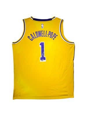 Maillot Authentique Los Angeles Lakers signe parCaldwell-Pope et certifie par Beckett